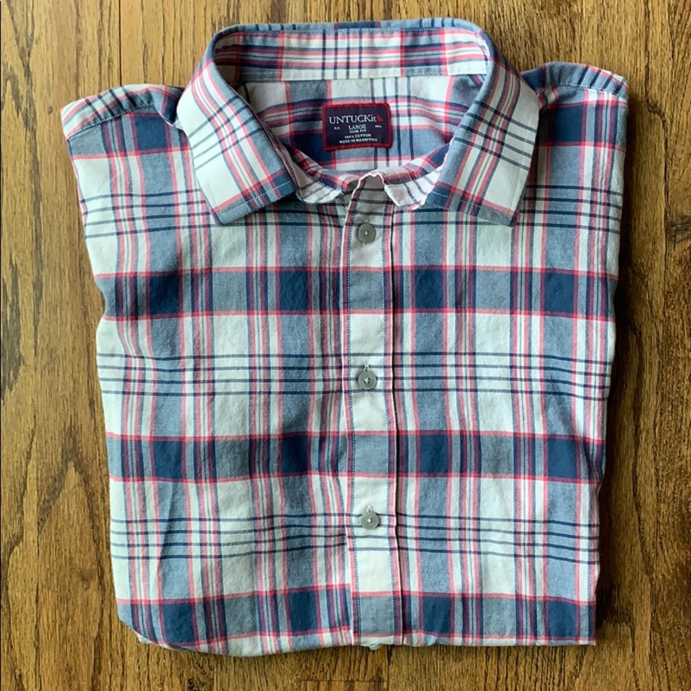 *Untuckit* Men’s Short Sleeve (Slim Fit) Shirt